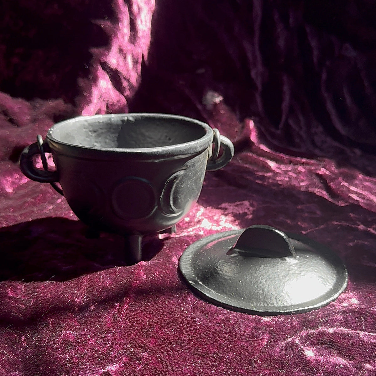 Triple Moon Cast Iron Cauldron