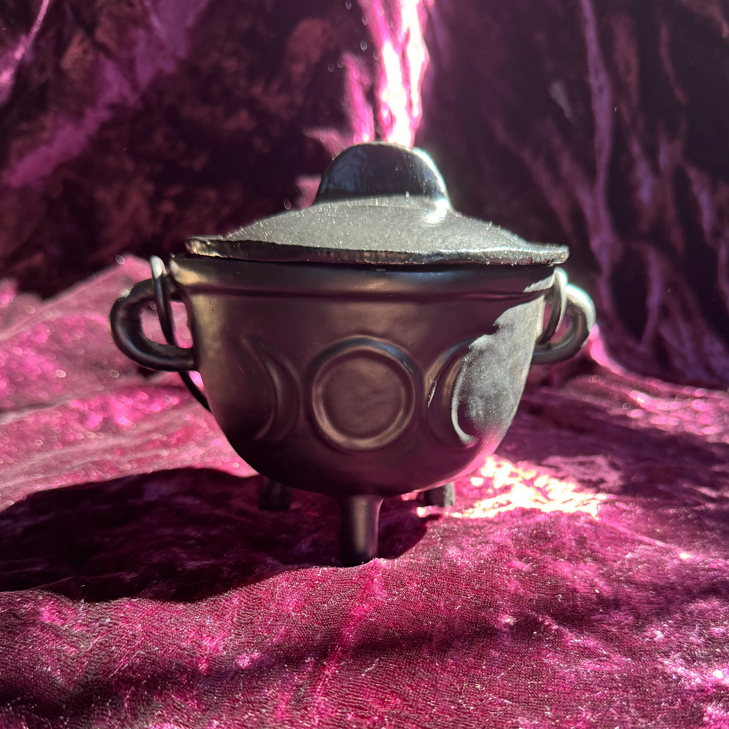 Triple Moon Cast Iron Cauldron