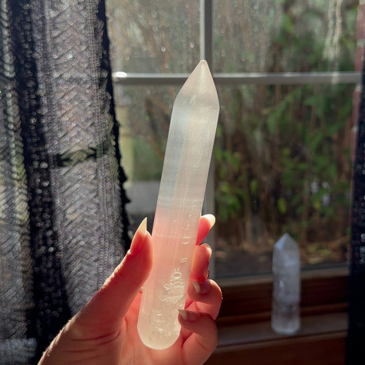 Selenite Wand